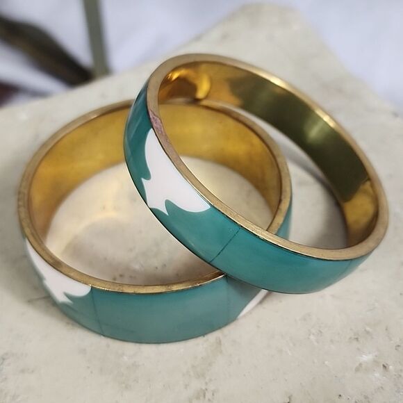 Seafoam Green Bangle Set - Picture 1 of 6